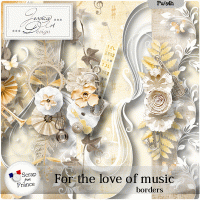 For the love of music borders by Jessica art-design