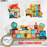 Back 2 School Clusters By Crystals Creations