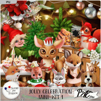 Jolly Celebration - Mini-Kit 1 by Pat Scrap