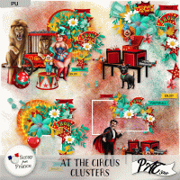 At the Circus - Clusters by Pat Scrap