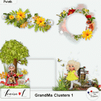 GrandMa Clusters 1 by Louise