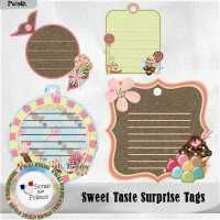 Sweet Taste Surprise Tags By Crystals Creations