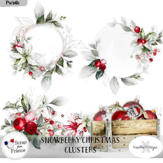 Snowberry Christmas by VaniilaM Designs - Click Image to Close