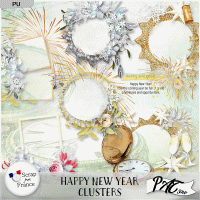 Happy New Year 2023 - Clusters by Pat Scrap